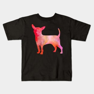 Chihuahua Watercolor Gift For Chihuahua Lover Kids T-Shirt